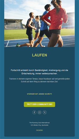 Energizing Running Event Templates