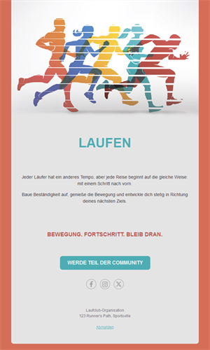 Energizing Running Event Templates