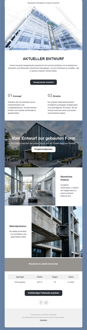 Elegant Architecture Email Templates