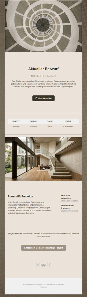 Elegant Architecture Email Templates