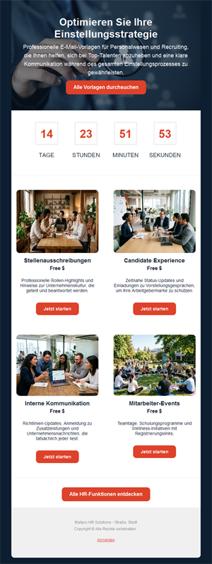 Dynamic HR Recruiting Templates