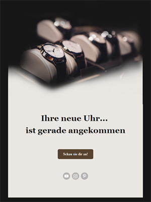 Luxury Watch Collection Templates