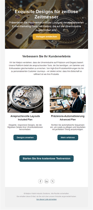 Luxury Watch Collection Templates