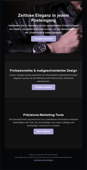 Luxury Watch Collection Templates