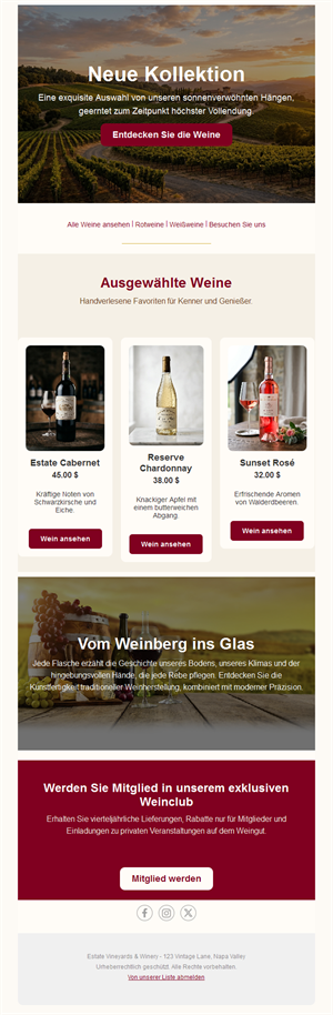 Wine Creation Templates