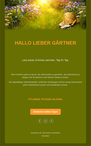 Garden Lovers Templates