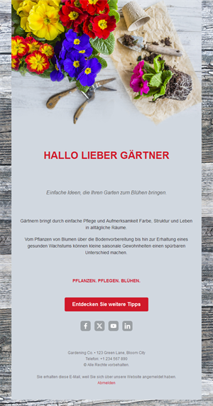 Planting Inspiration Emails