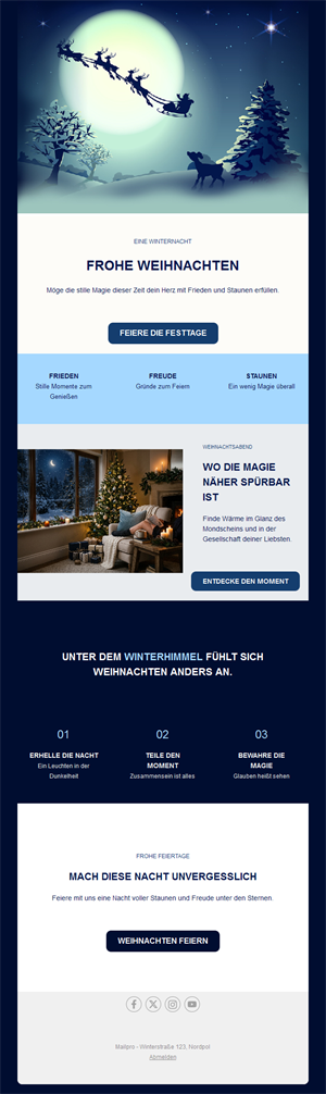 Christmas Email Newsletter