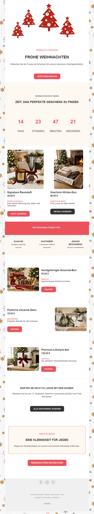 Holiday Email Templates