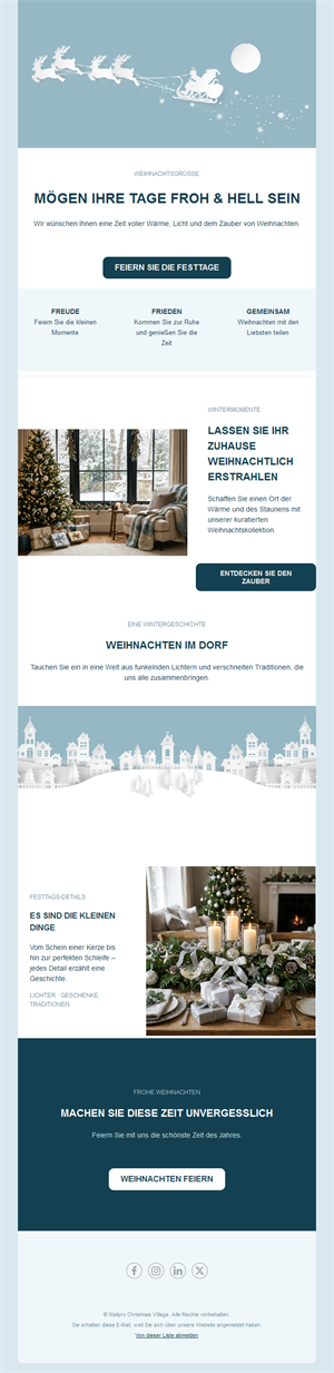 Joyful Holiday Email