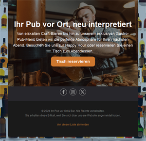Nightlife Bar Email Layouts