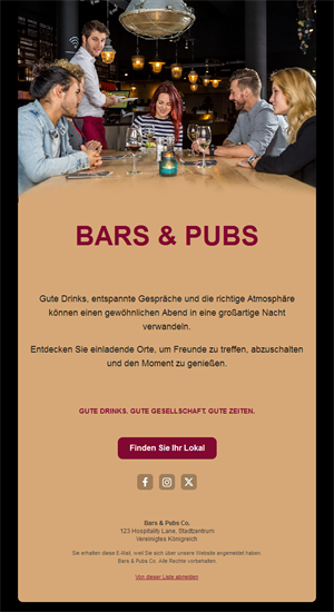Fun Bar Email Templates