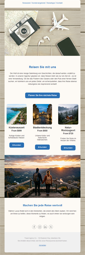 Journey Email Updates