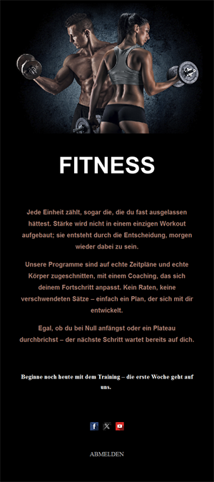Exercise Email Updates