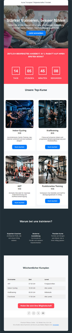 Training Email Alerts