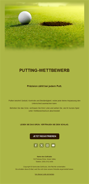 Golf Score Update Emails