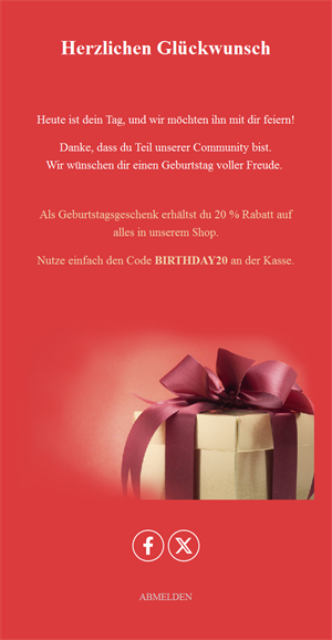 Birthday Wishes Email Templates