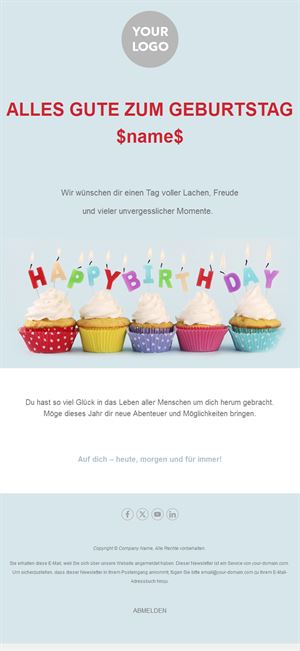 Birthday Email Templates