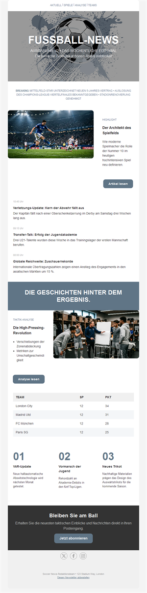 Match Alert Emails