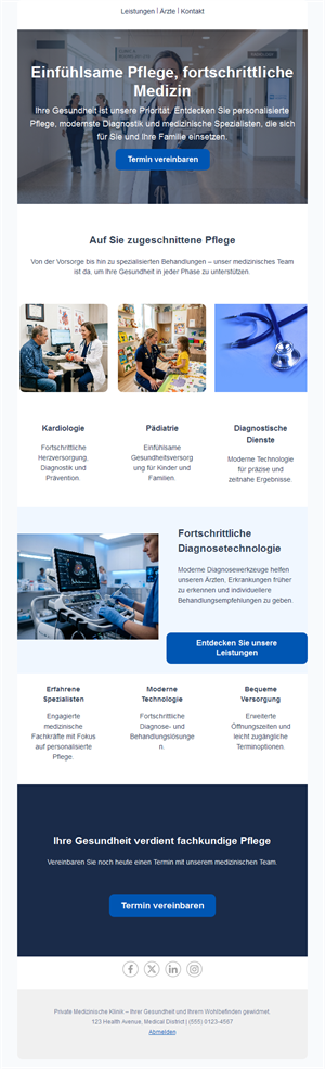 Clinic Announcement Emails