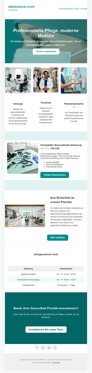Patient Info Email Layouts