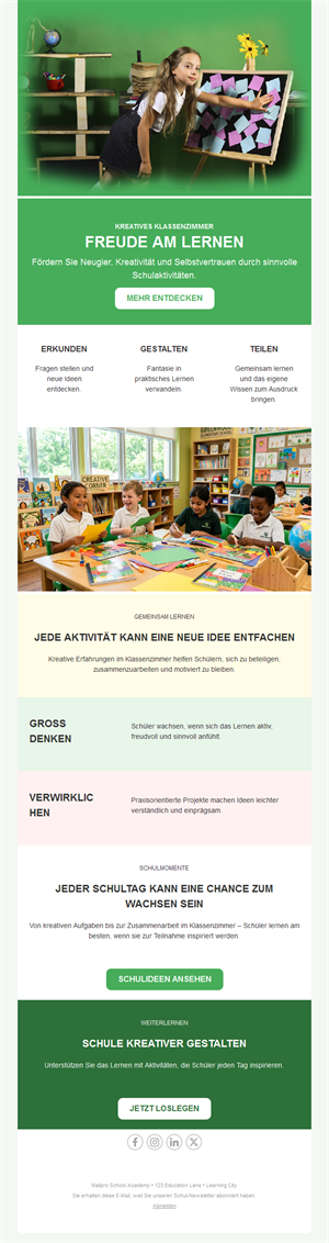 Educational Email Updates