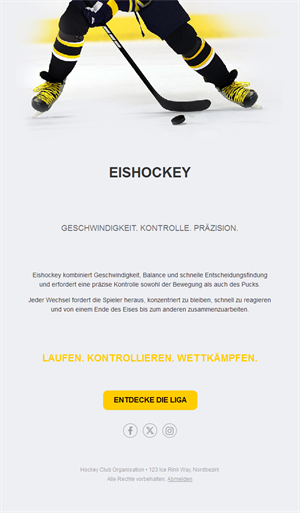 Ice Hockey Email Updates