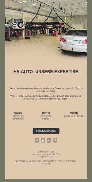 Automotive Service Template