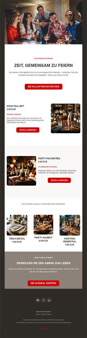 Party and After Work Updates