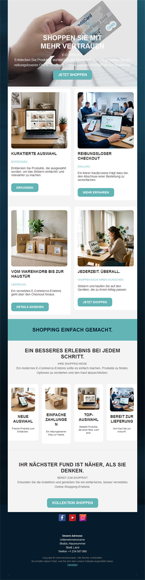 Ecommerce Campaign Templates