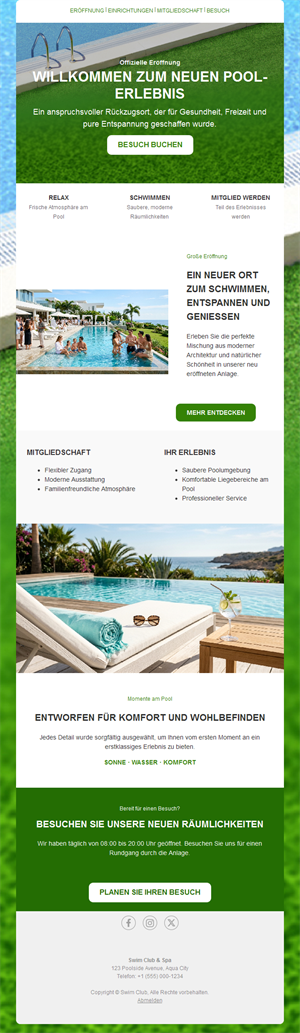 Pool Activities Emails