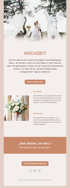 Elegant Wedding Emails