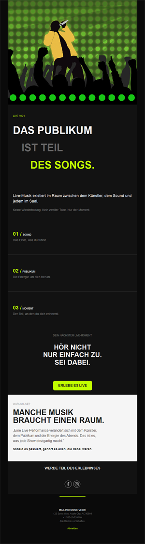 Melodic Email Designs