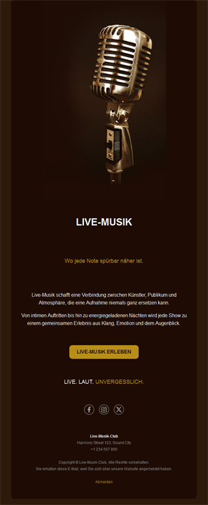 Music Event Templates